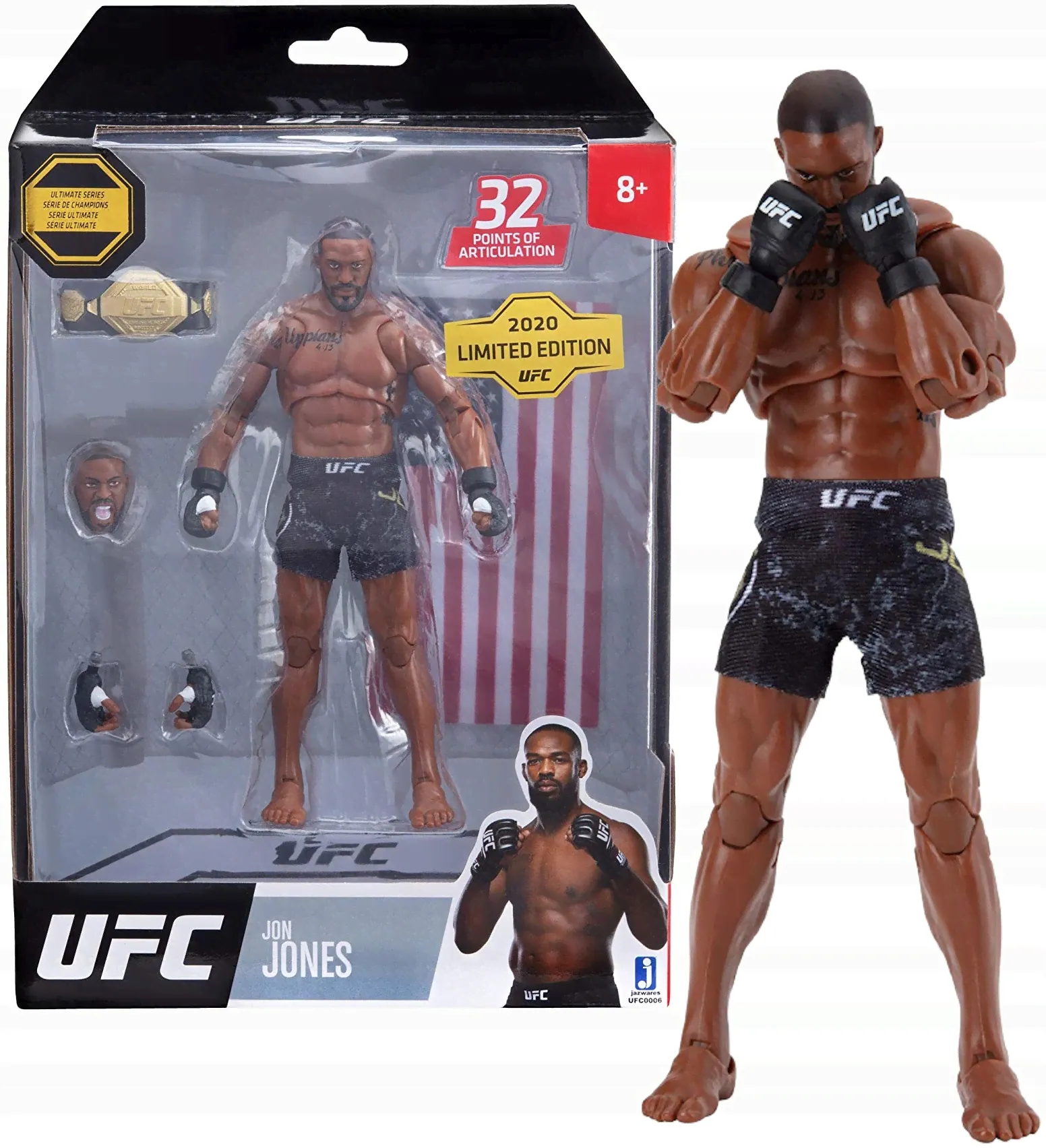 UFC ПОДВИЖНАЯ ФИГУРКА ОГРАНИЧЕННАЯ СЕРИЯ ДЖОН ДЖОНС