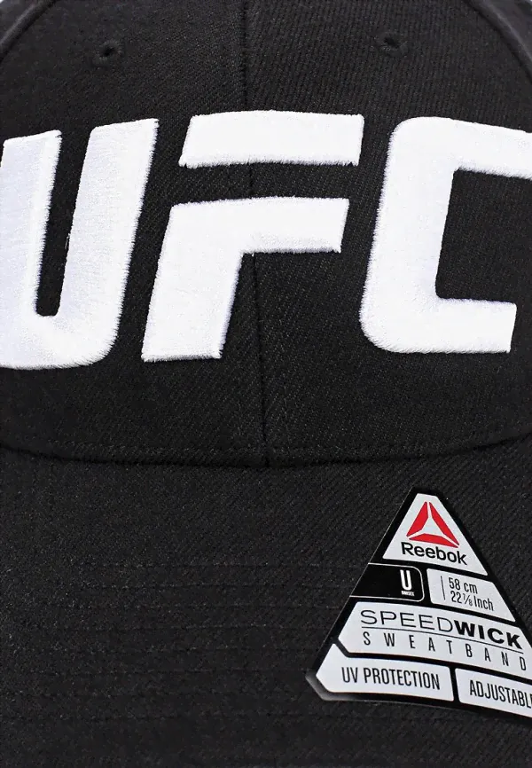 Бейсболка Reebok, Черный, UFC BASEBALL CAP-0