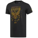 Футболка REEBOK UFC Khabib Nurmagomedov (XL, черный)