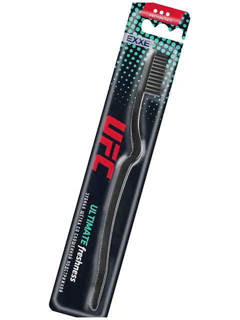 Зубная щетка UFC EXXE "Ultimate freshness" жесткая, скошенная подстрижка