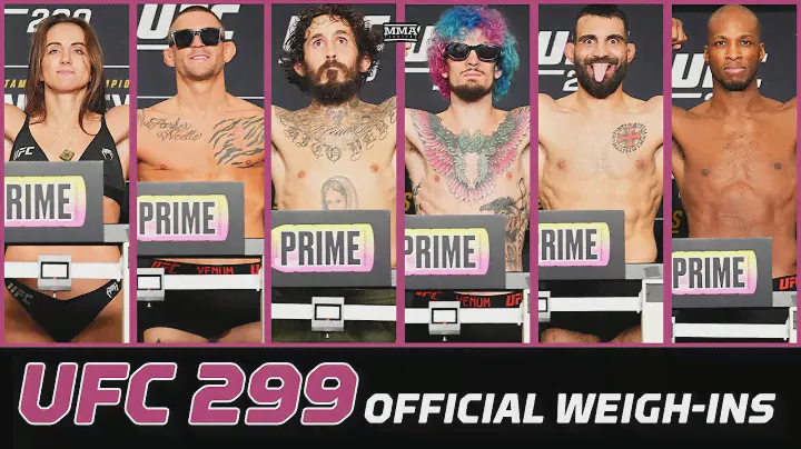 UFC 299: O'Malley vs. Vera 2 Official Weigh-Ins | MMA Fighting