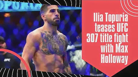 "EXCLUSIVE: Ilia Topuria Drops MAJOR Hint About UFC 307 Showdown With Max Holloway! 😱🔥@ESPNMMA