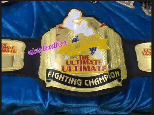 The Ultimate Ultimate Fighting Championship Leather Belt Old UFC Title