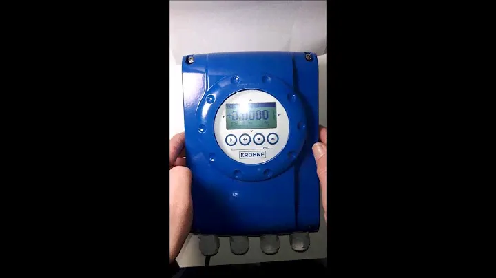 Configuracao conversor ifc050 Krohne
