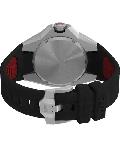 Мужские часы UFC Quartz Pro, черные силиконовые, 44 мм Timex 15960504 | black (mbz160223)