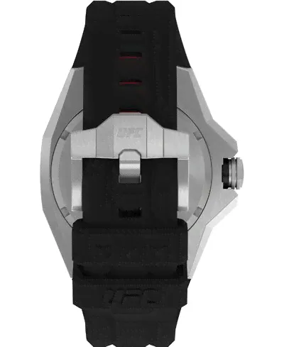 Мужские часы UFC Quartz Pro, черные силиконовые, 44 мм Timex 15960504 | black (mbz160223)-0