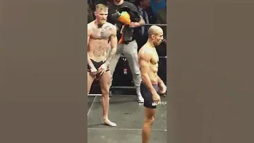 Remember this Classic Weigh in between Conor and Aldo?