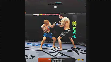 Поставил соперника на колени в UFC 4! Редкая анимация нокаута!