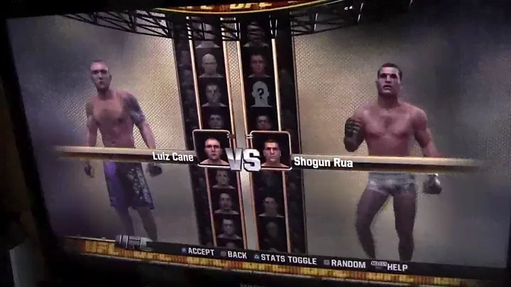 UFC undisputed 2010 ps3 unboxing and gameplay